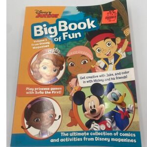 Disney Junior Big Book of Fun Volume 1 Activities Comics Mickey Sofia Doc 2014